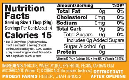 HealthSmart Apricot Jam