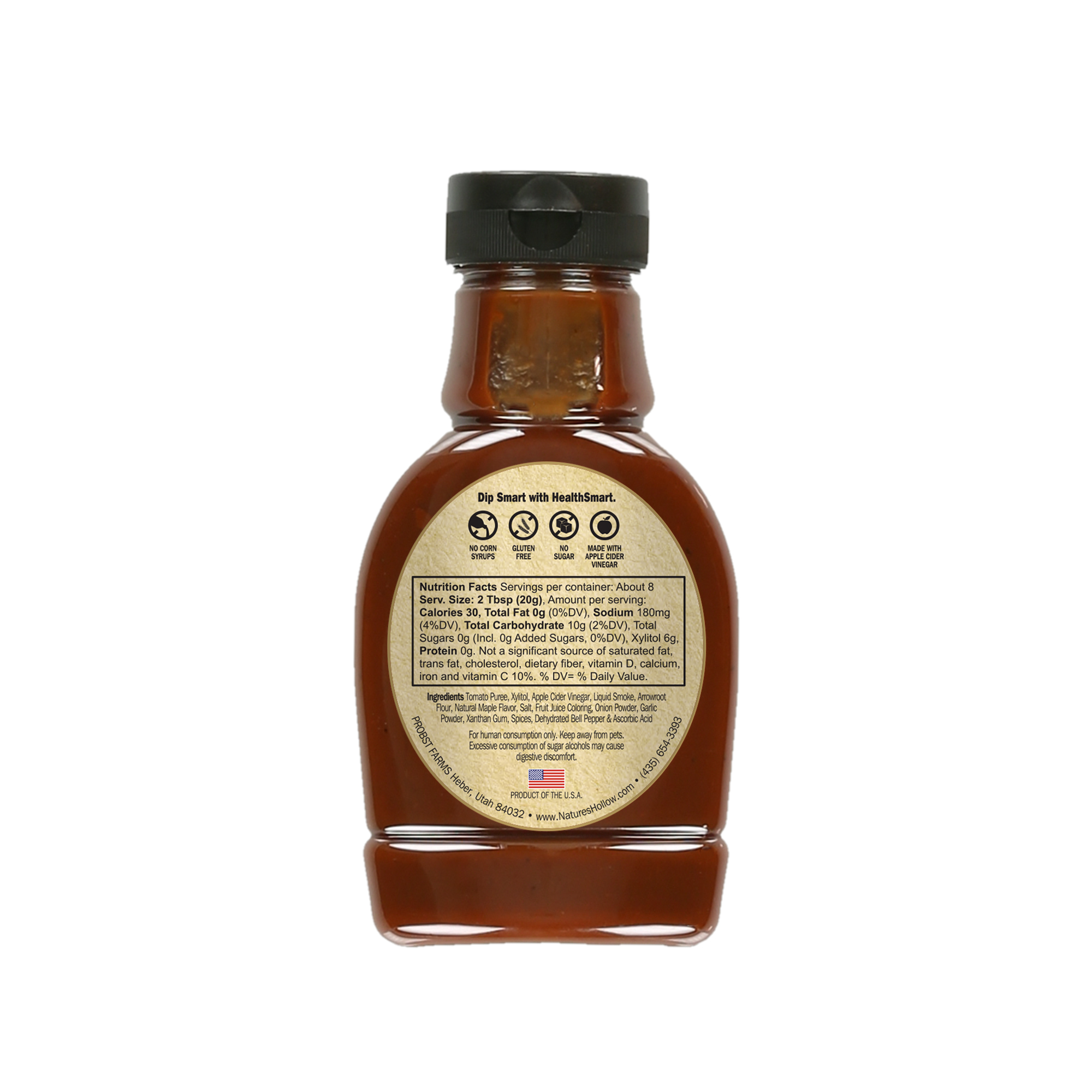 HealthSmart Hickory Maple BBQ Sauce CASE (6pk) 